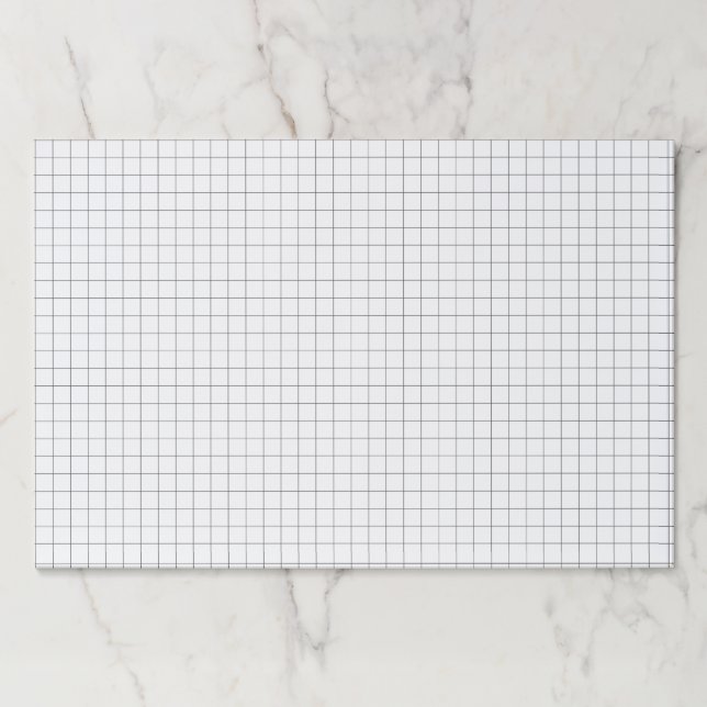 Graph Paper Desk Pad (Front)