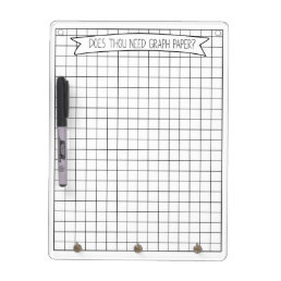 Graph Paper Dry-Erase Board