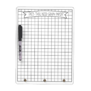 Graph Paper Dry-Erase Board
