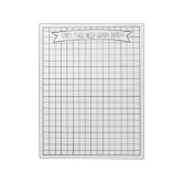 Graph Paper Note Pad