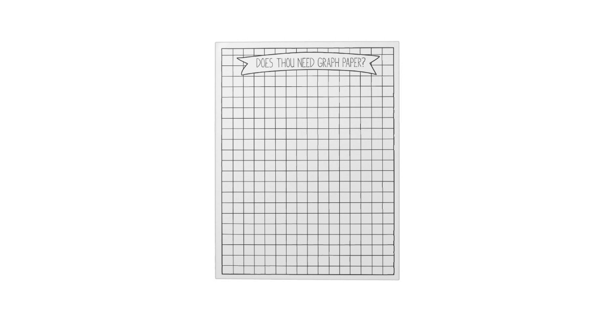 graph paper notepad zazzle com graph paper notepads