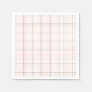 Graph Paper Paper Napkins