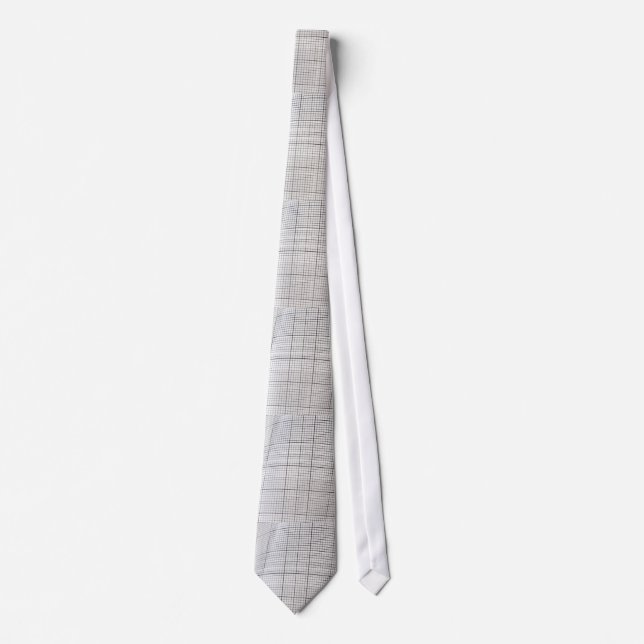 Graph paper tie (Front)