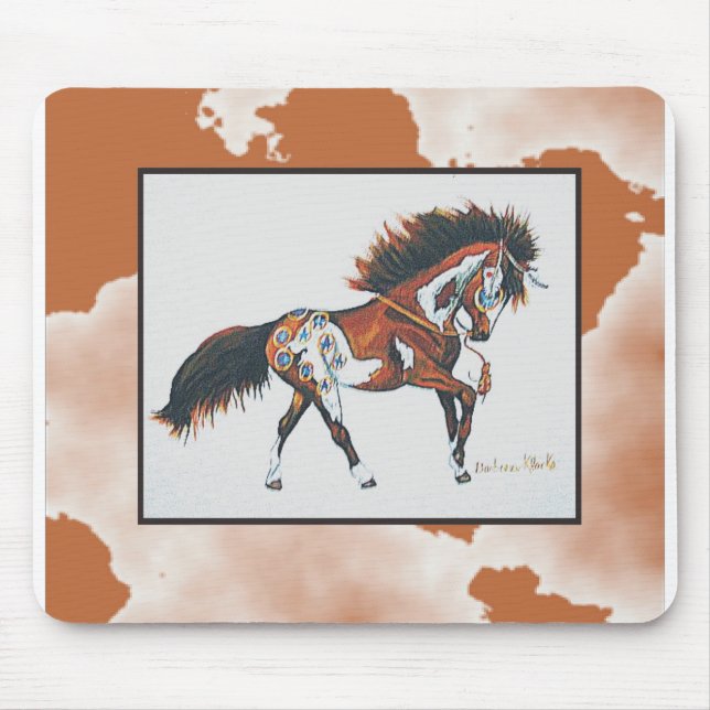 Graphic1war pony mousepad (Front)