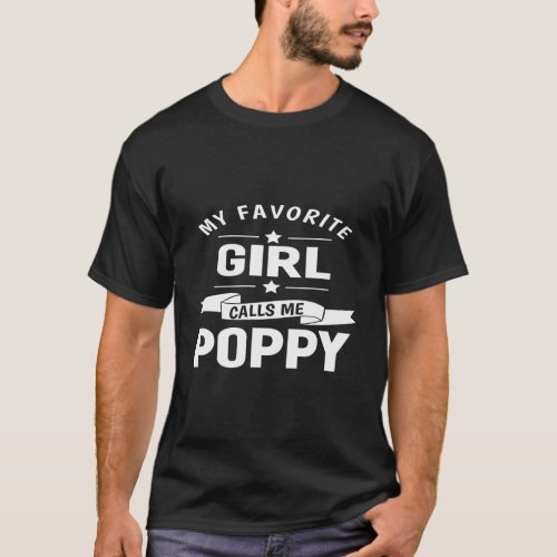 Graphic 365 My Favorite People Call Me Poppy Grand T_Shirt