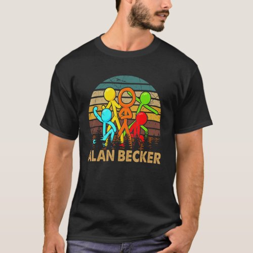 Graphic Alan Animation Beckers Merch Playing Gamer T_Shirt