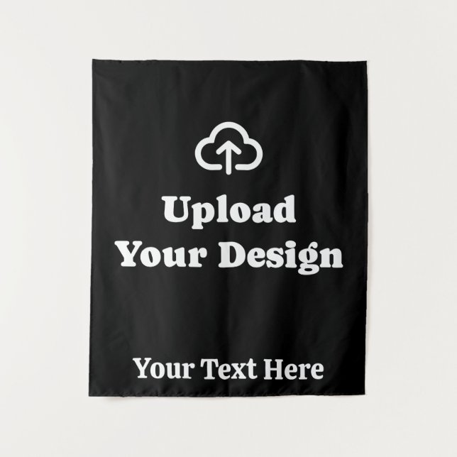 Graphic and Text Design Tapestry (Front)