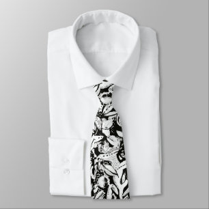 Graphic apples neck tie