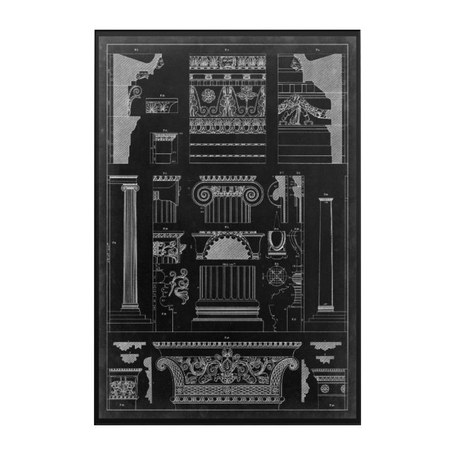 Graphic Architecture IV Acrylic Print (Front)