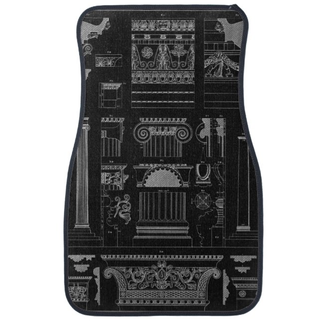 Graphic Architecture IV Car Mat (Front)