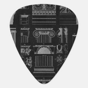 Graphic Architecture IV Guitar Pick
