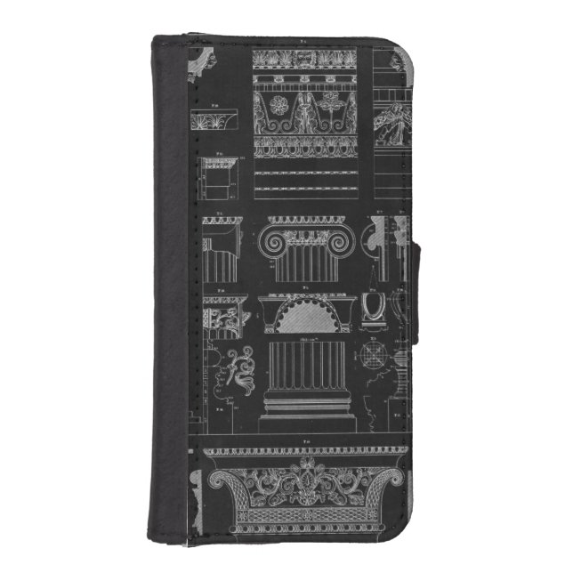 Graphic Architecture IV iPhone Wallet Case (Front)