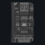 Graphic Architecture IV Wallet Phone Case For Samsung Galaxy S4<br><div class="desc">Home Décor</div>