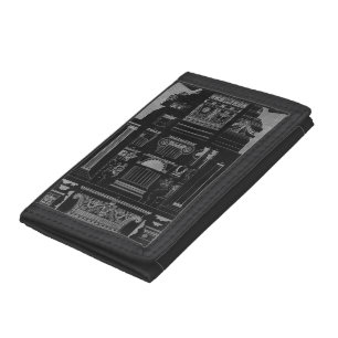 Graphic Architecture IV Tri-fold Wallet