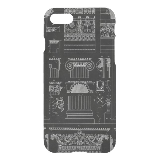 Graphic Architecture IV Uncommon iPhone Case (Back)