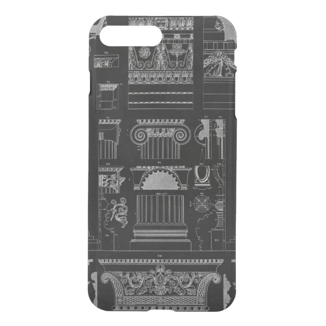 Graphic Architecture IV Uncommon iPhone Case (Back)