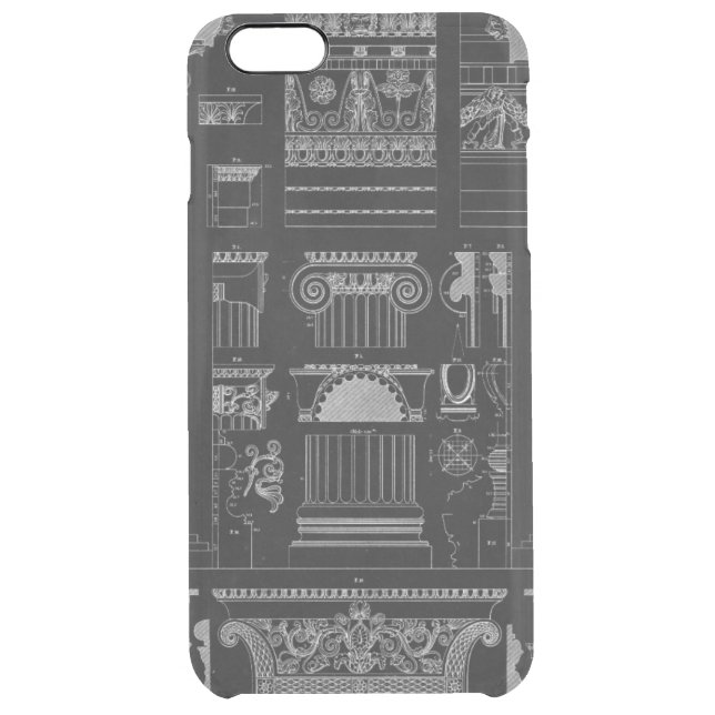 Graphic Architecture IV Uncommon iPhone Case (Back)