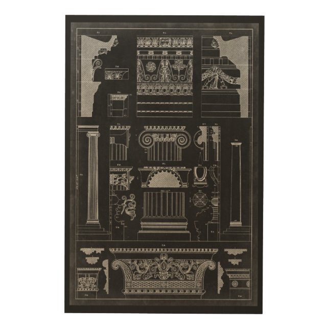 Graphic Architecture IV Wood Wall Decor (Front)