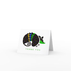 Graphic  ARMADILLO - Happy Birthday - Animals Thank You Card