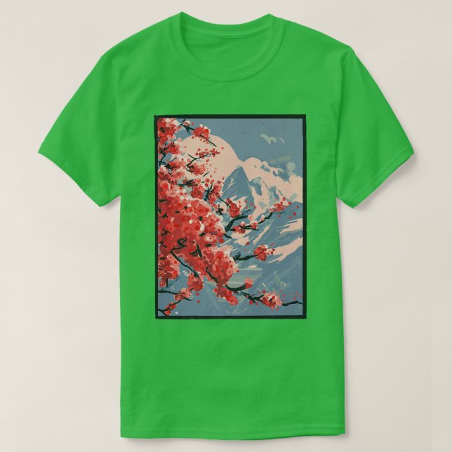 Graphic Art Anime Japan Style  T-Shirt (Design Front)