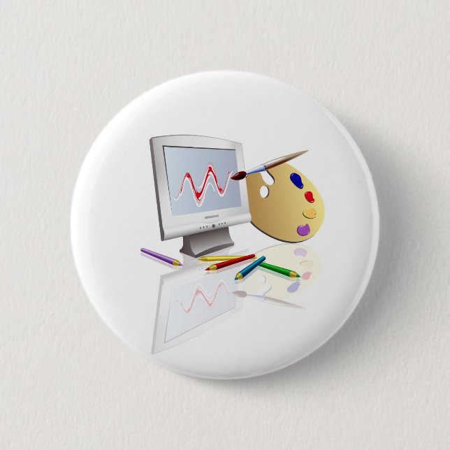 Graphic Art Button (Front)