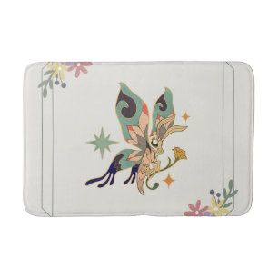 Graphic Art, Fairy Butterfly Bath Mat