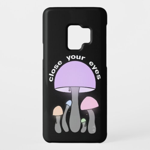 Graphic Art Mushroom Night Lights Case_Mate Samsung Galaxy S9 Case