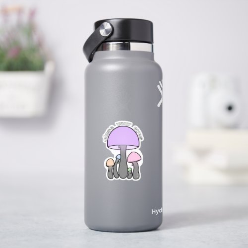 Graphic Art Mushroom Night Lights Sticker