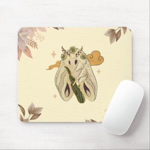 Graphic Art, Mystical Moth Mouse Pad