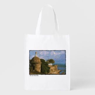 Graphic Art Reusable Bag / Bolsa reusable