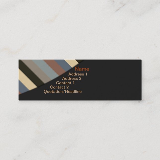 Graphic Artist Business Card (Front)