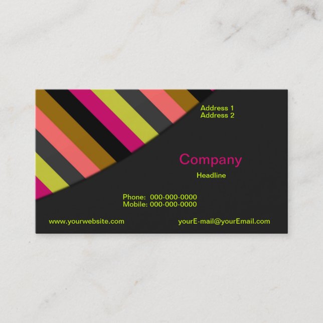 Graphic Artist Modern Business Card (Front)