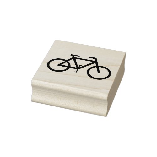 Graphic Bicycle 2 inch Rubber Stamp