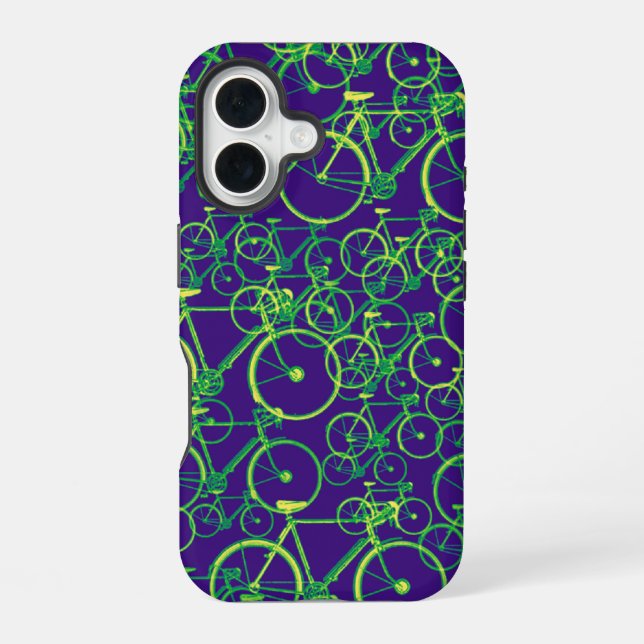 graphic bikes cool pattern iphone case (Back)