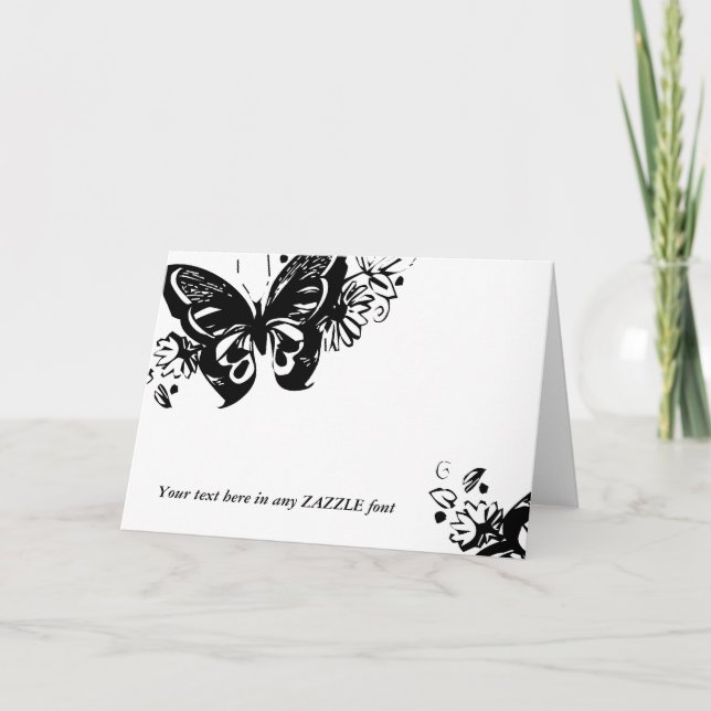 GRAPHIC BUTTERFLY IN STYLE CARD (Front)