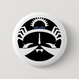 Graphic Cancer Crab Button