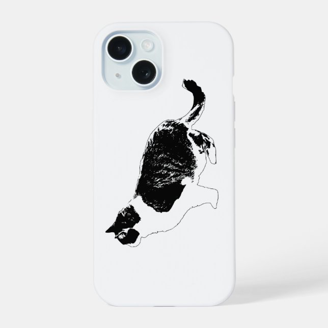 Graphic Cat, Soft Guard Iphone Case (Back)