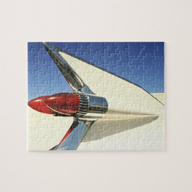 Graphic: Close-up of fin and taillight on Jigsaw Puzzle (Horizontal)