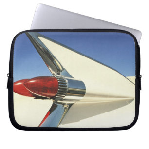 Graphic: Close-up of fin and taillight on Laptop Sleeve
