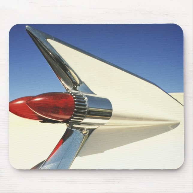 Graphic: Close-up of fin and taillight on Mouse Pad (Front)