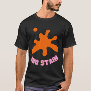 Graphic Colorful Bbq Stain Art T-Shirt
