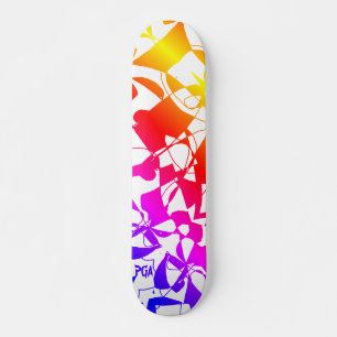 GRAPHIC COLOURFUL Skateboard ORIGINAL DESIGN