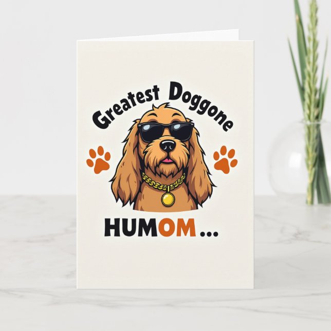 Graphic Cool Canine Card (Front)
