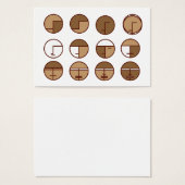 Graphic design abstract faces (Front & Back)