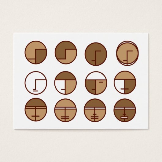 Graphic design abstract faces (Front)