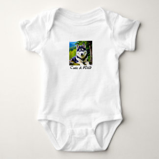Graphic Design Baby Jumpsuit Wolf Bodysuit