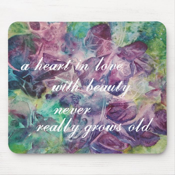 Graphic Design Butterfly Beauty Quote Mousepad