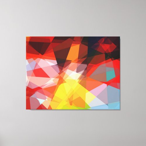 Graphic design Cubism art Canvas Print