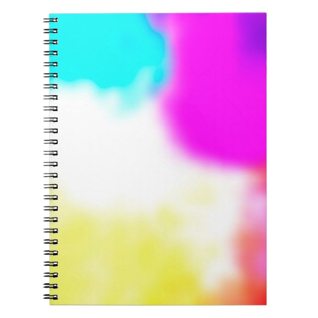 graphic design digital blur background texture col notebook (Front)