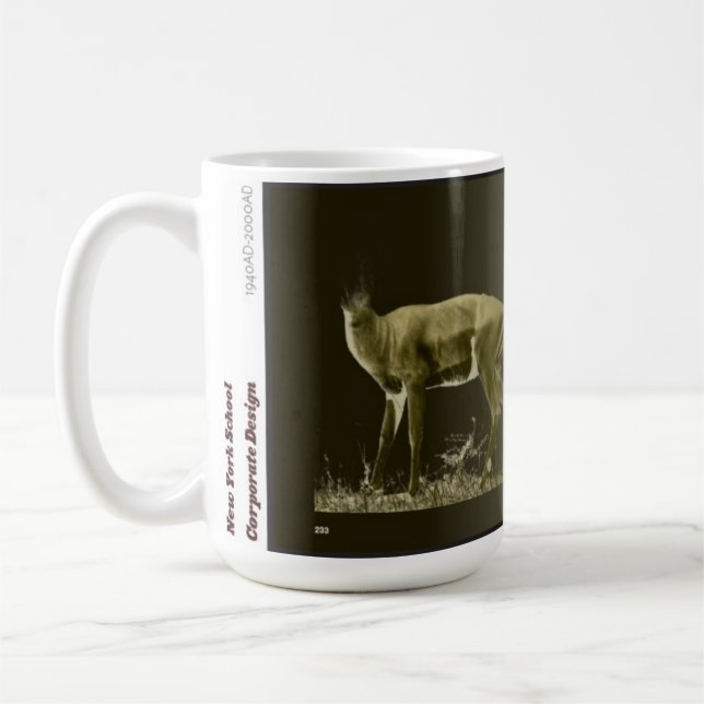 Graphic Design History Mugs: new york school Coffee Mug (Left)
